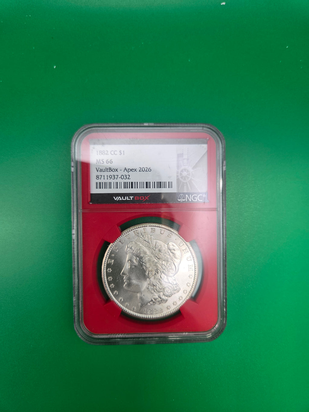 1882 CC Morgan Dollar MS-66 NCG