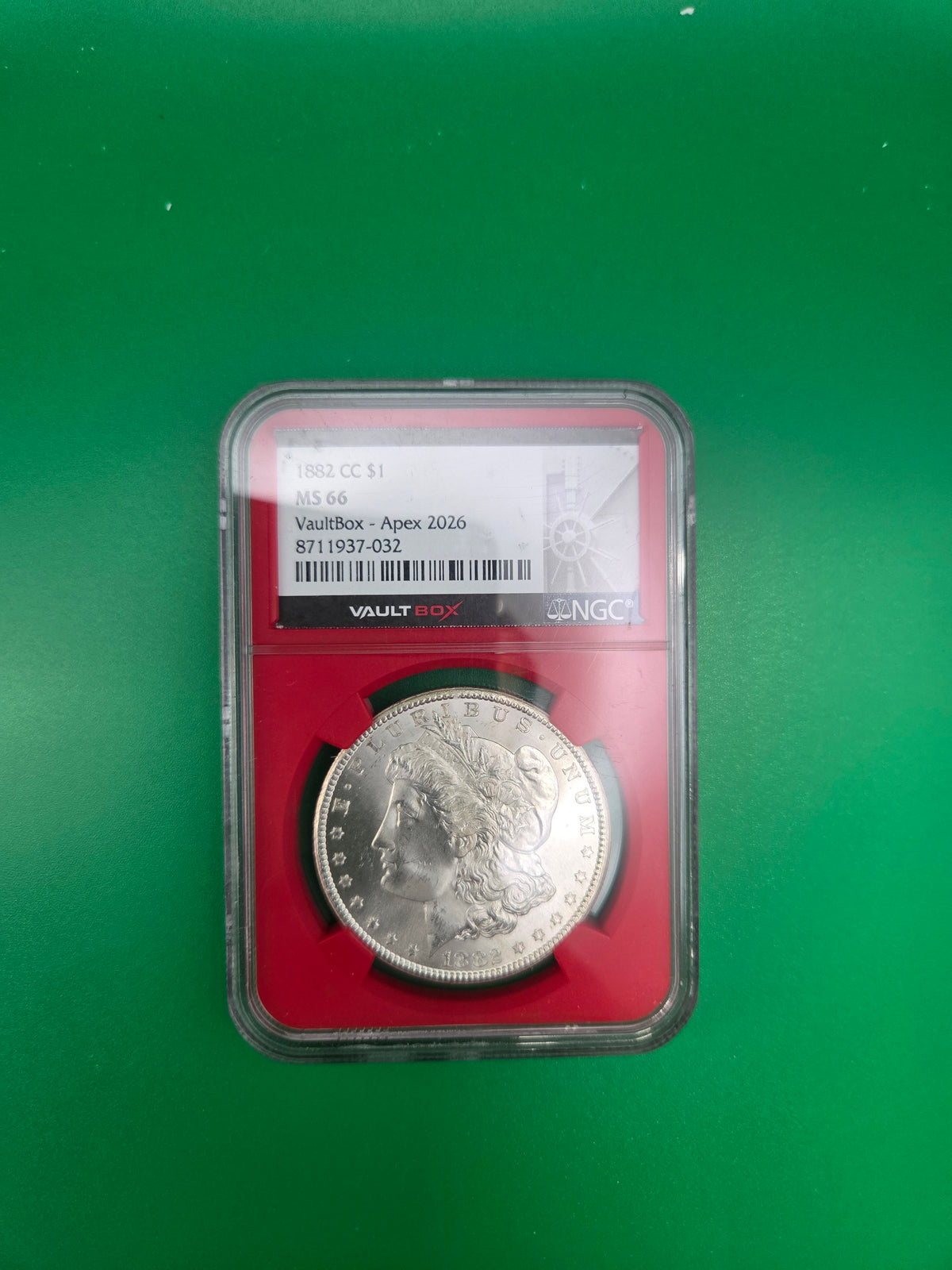 1882 CC Morgan Dollar MS-66 NCG