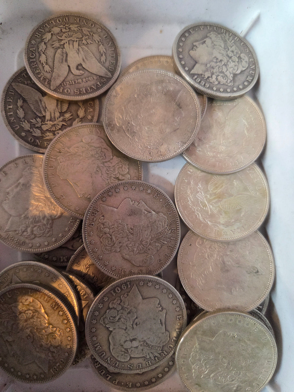 Mixed Date Circulated Morgan Dollars