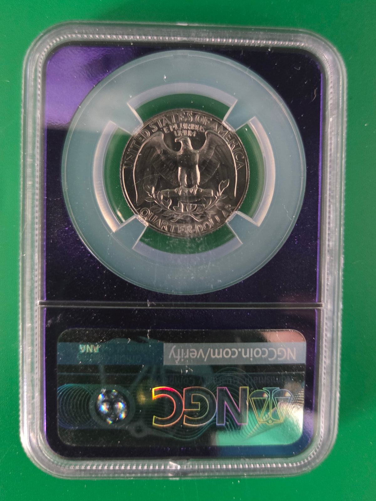 1967 SMS Washington Quarter NGC MS-69