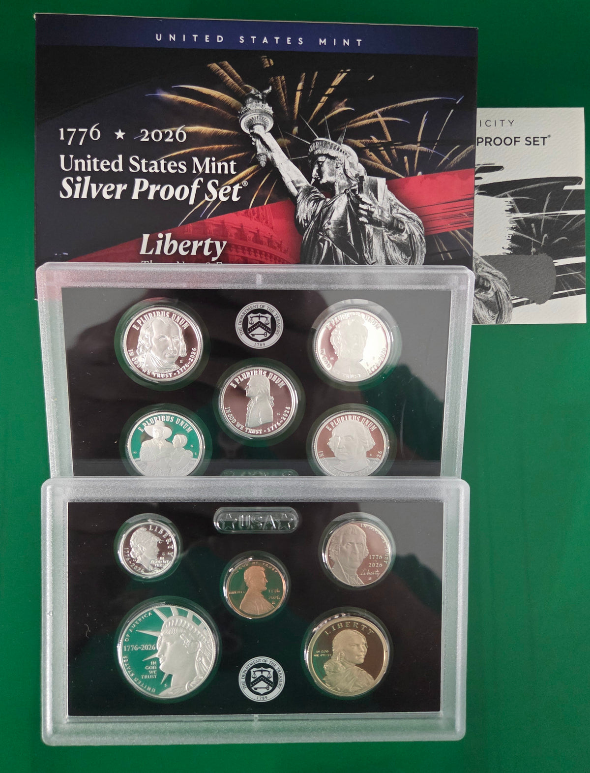 1776-2026 US MINT SILVER PROOF SET