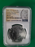 2021 CC MORGAN DOLLAR PRIVY MARK NGC MS70