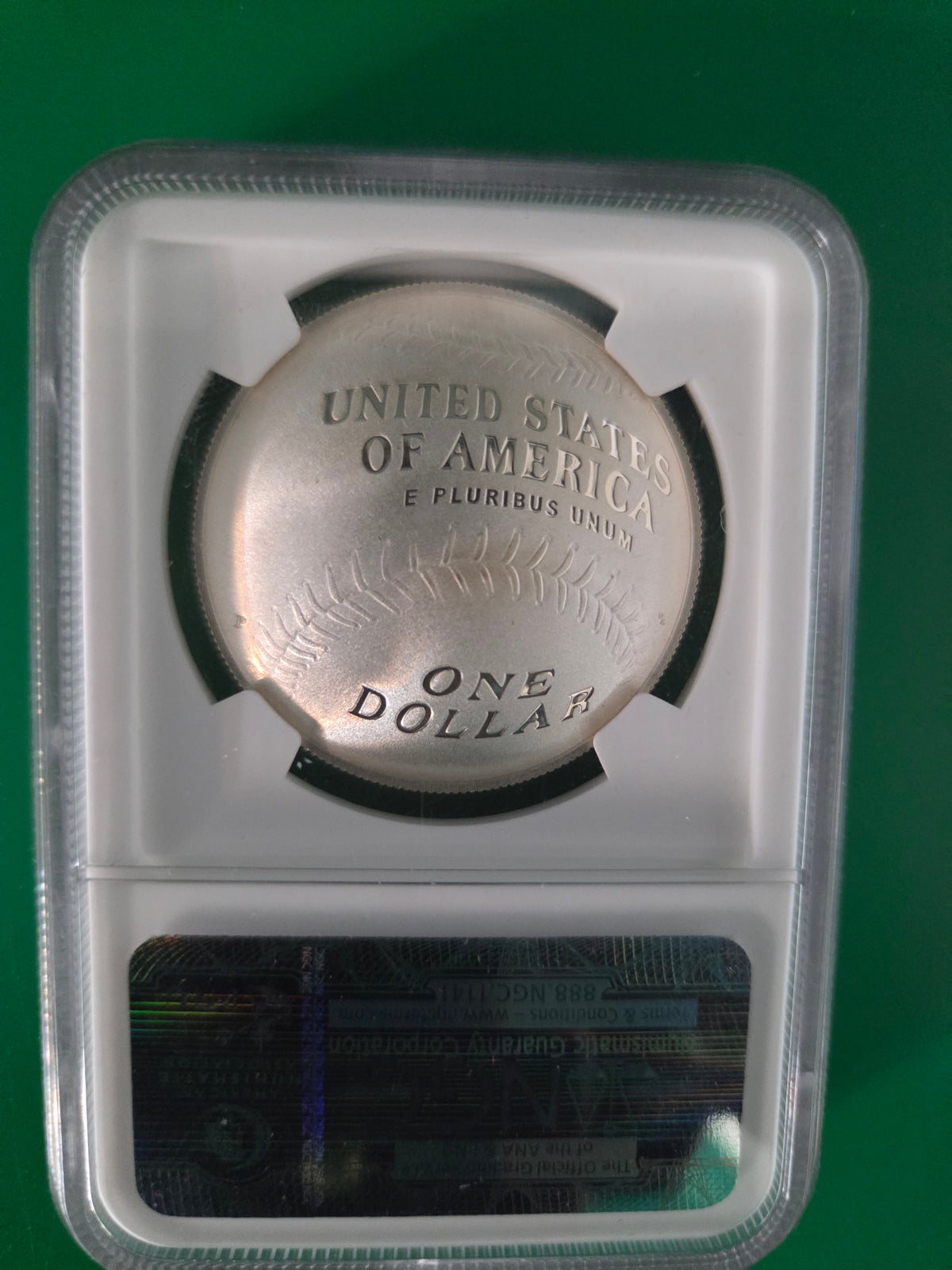 2014 P BASEBALL HALL OF FAME DOLLAR NGC PRF 70 UC