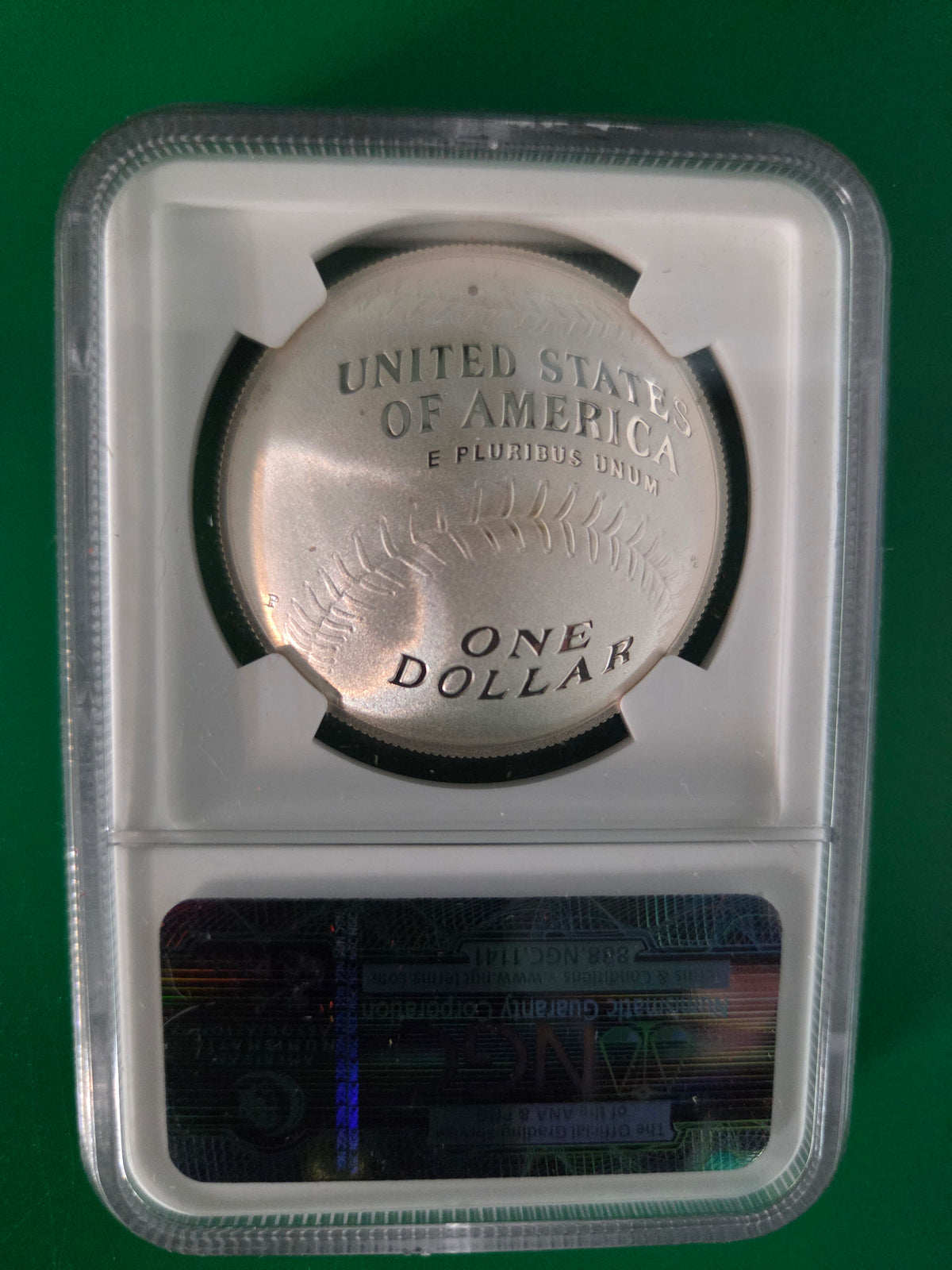 2014 P BASEBALL HALL OF FAME DOLLAR NGC PRF 69 UC