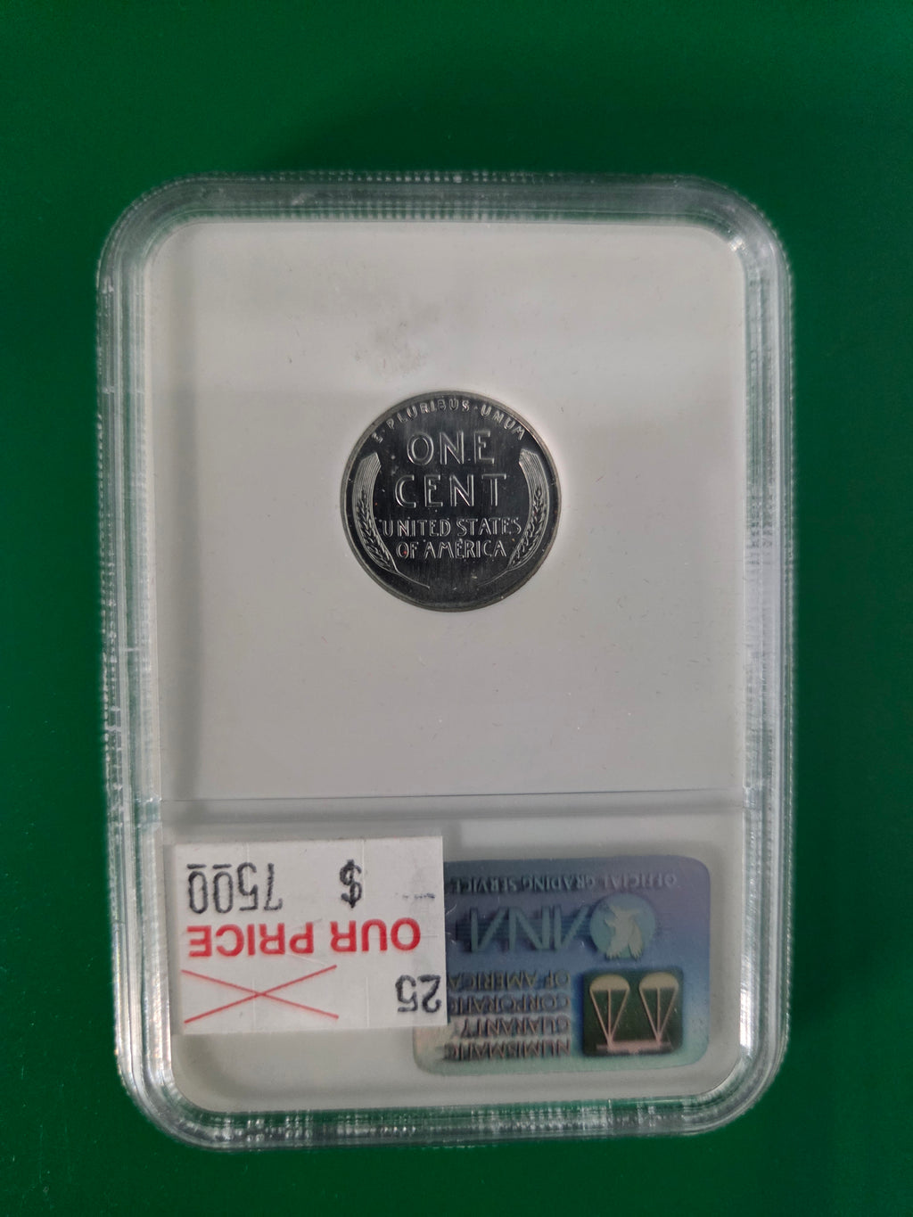 1943 S LINCON CENT NGC MS66