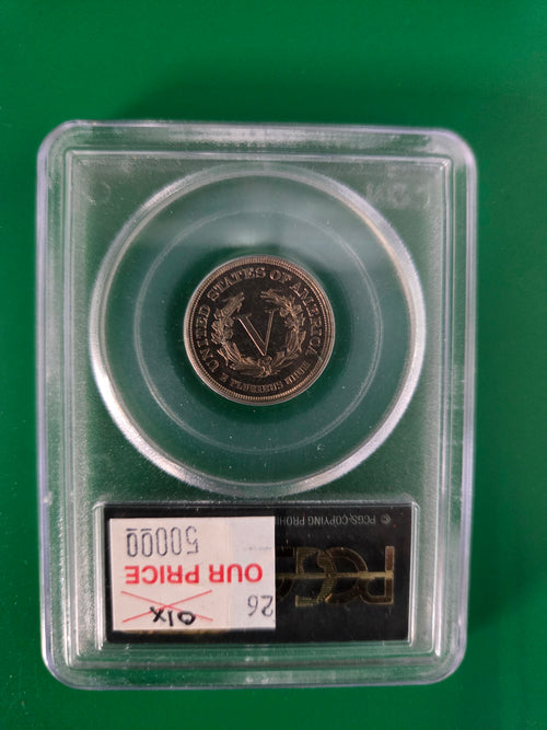 1883 N/C LIBERTY NICKEL  PCGS PR64