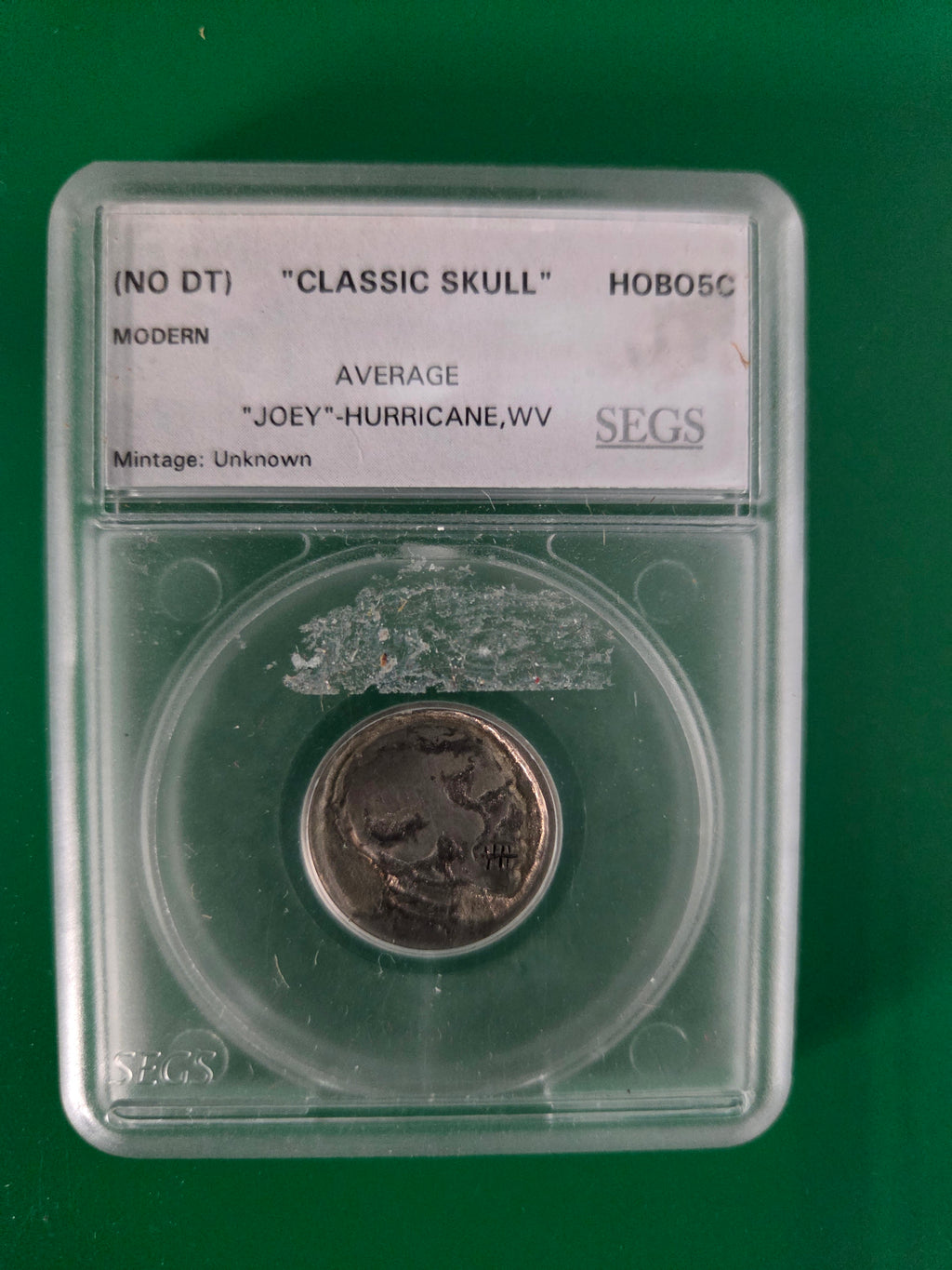 HOBO NICKEL CLASSIC SKULL SEGS