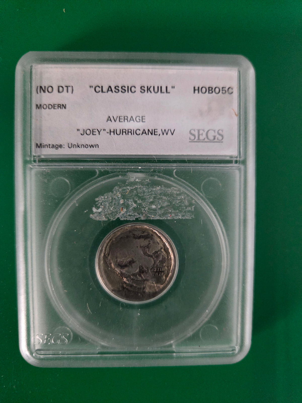 HOBO NICKEL CLASSIC SKULL SEGS