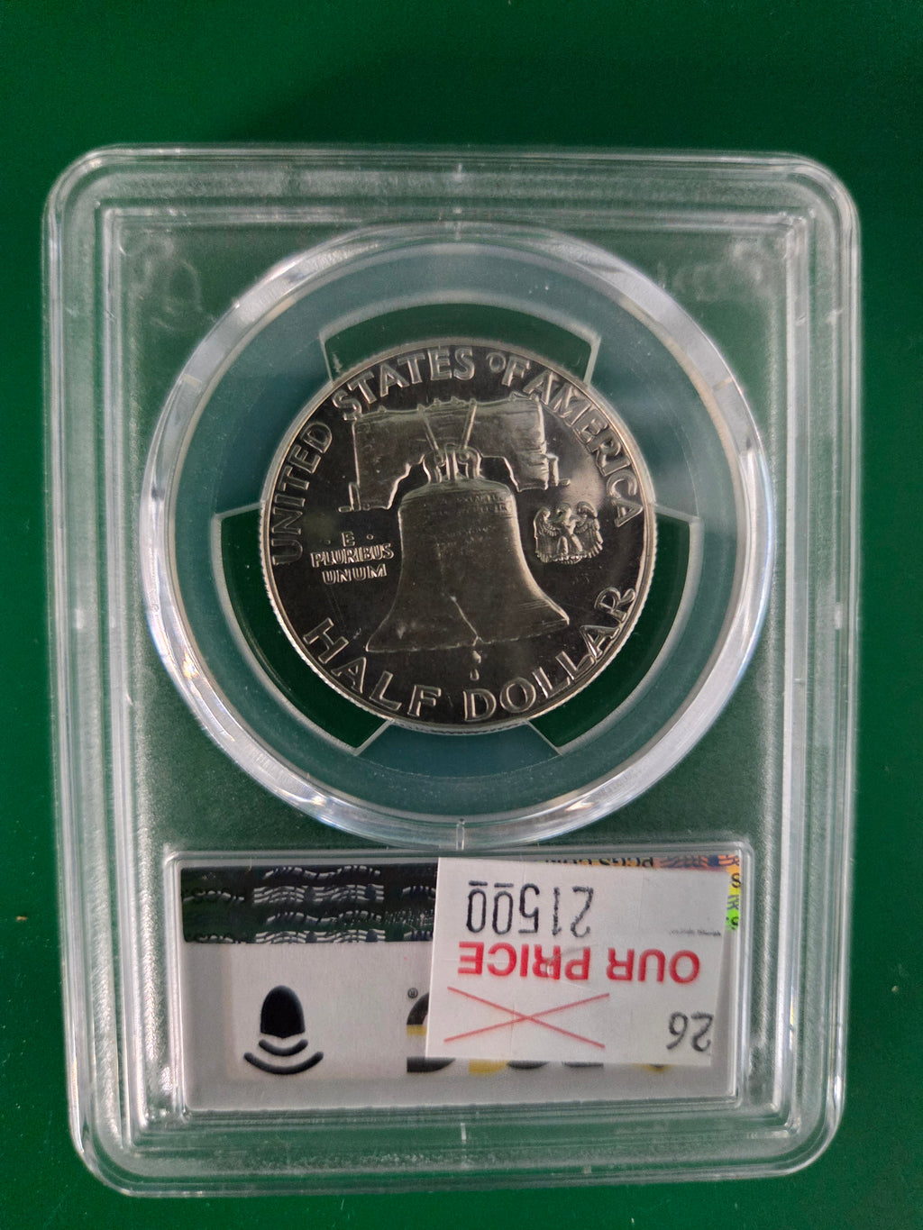 1952 FRANLIN HALF DOLLAR PCGS PRF 66