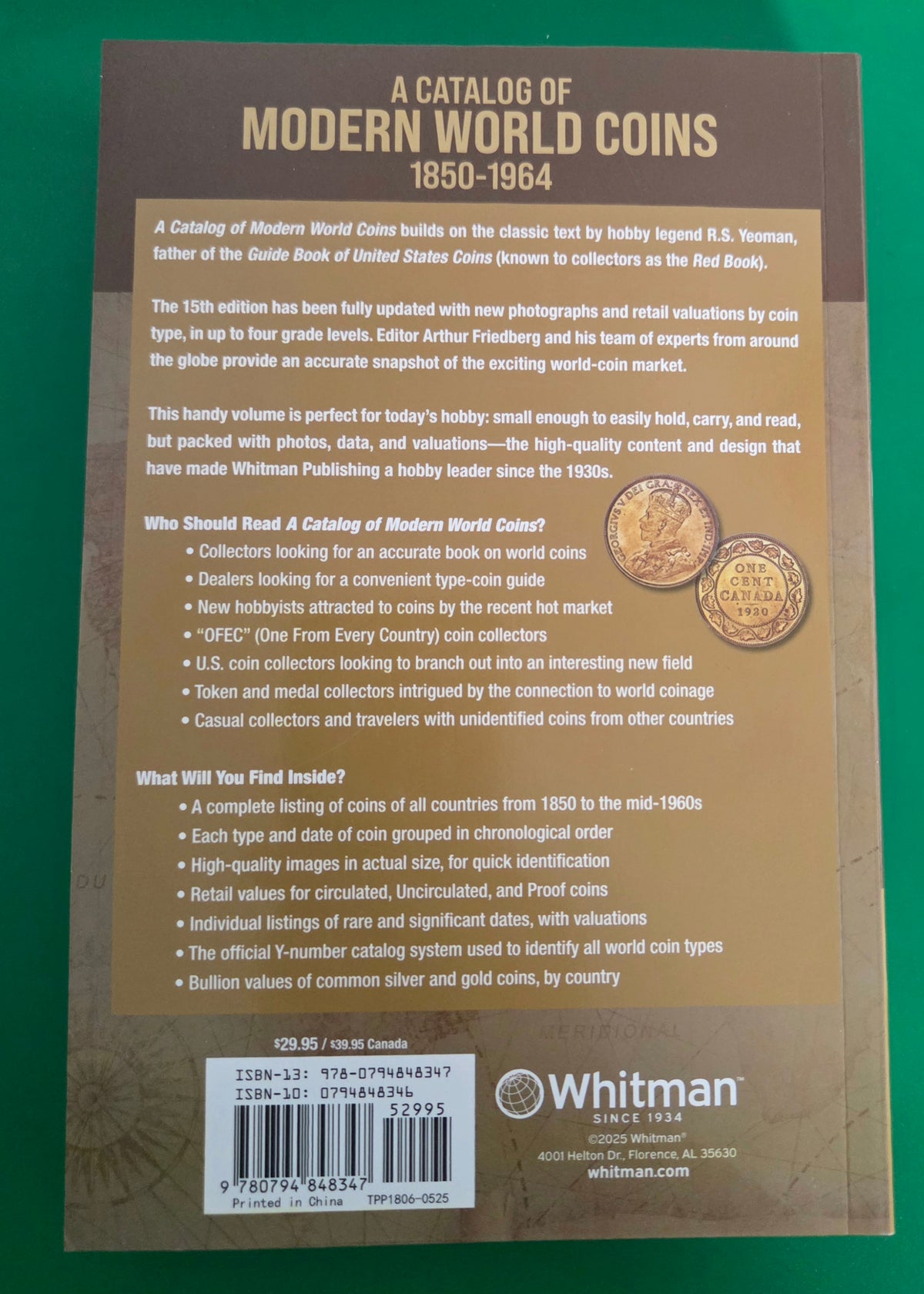 RED BOOK CATALOG OF MODERN WORLD COINS