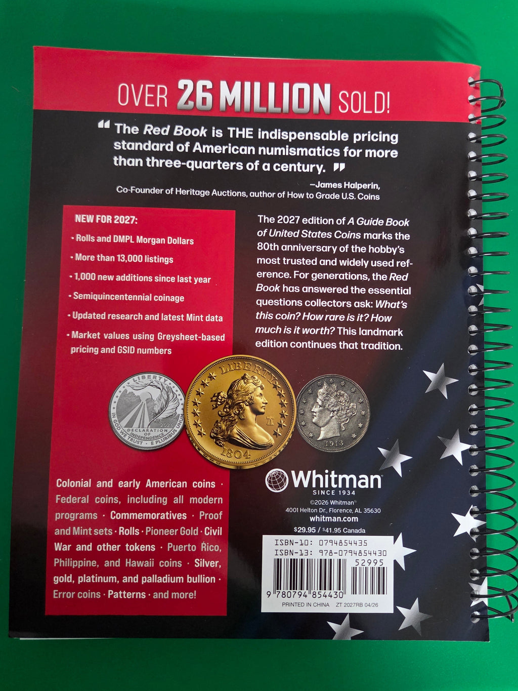 2027 REDBOOK LARGE PRINT SPIRAL