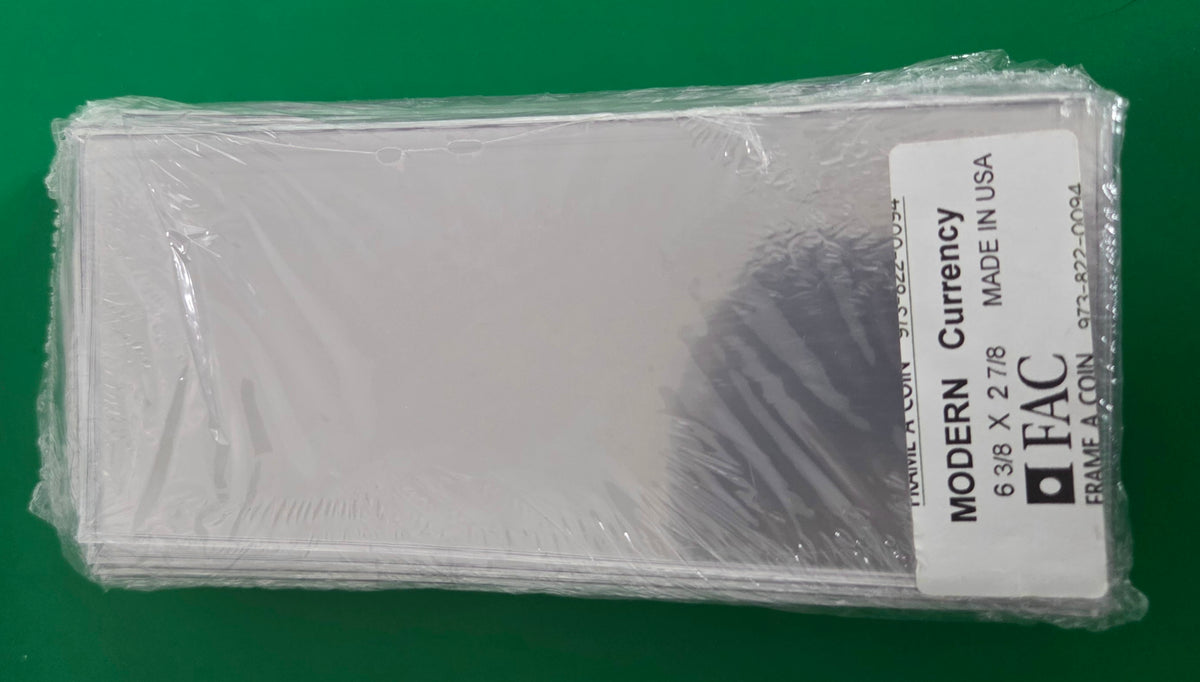 MODERN CURRENCY SLEEVES  100 PACK