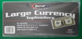 Top Loading Heavy Duty Large Currency Holder  Pack of 25