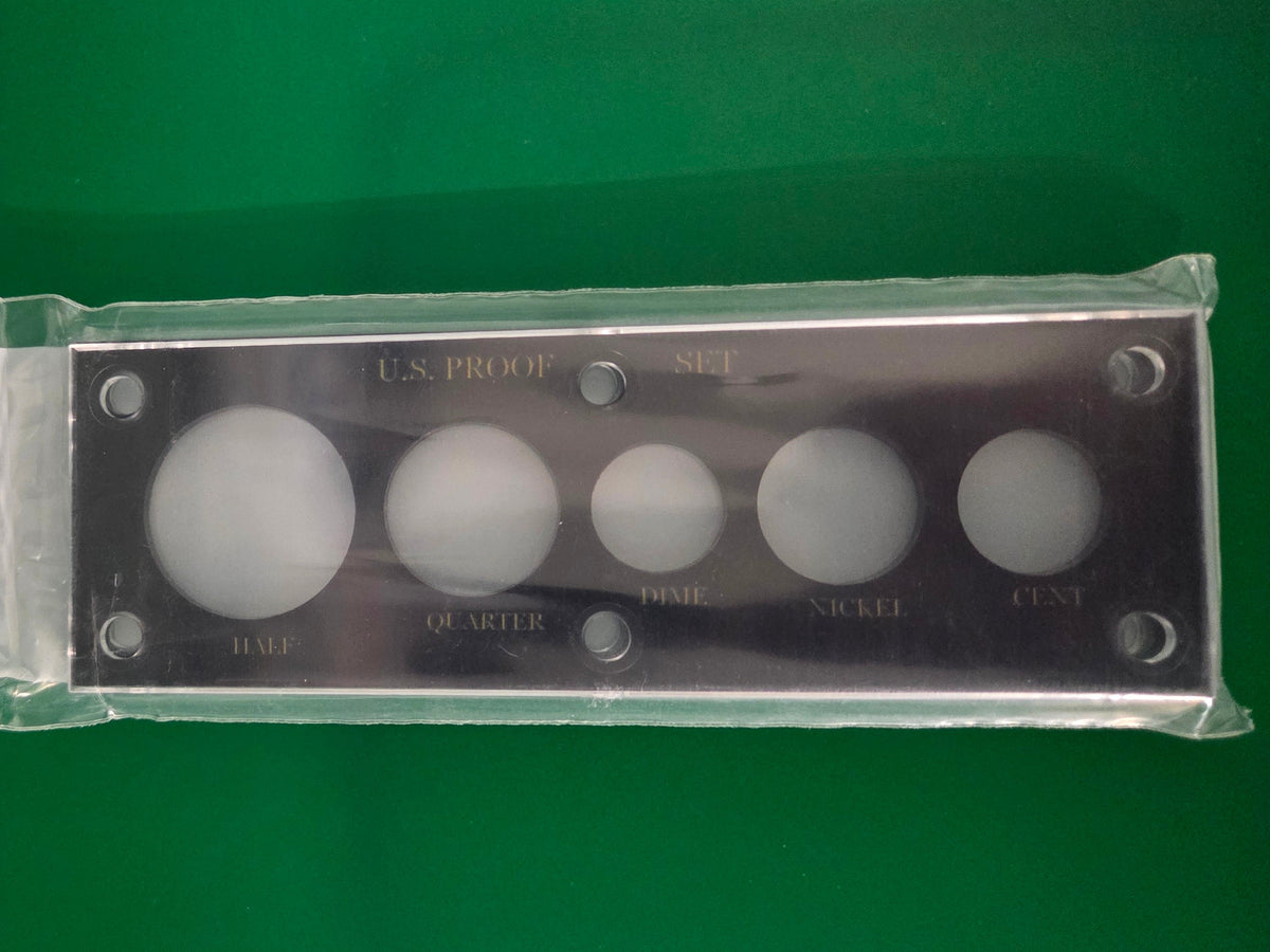 CAPITAL PLASTICS PROOF SET HOLDER