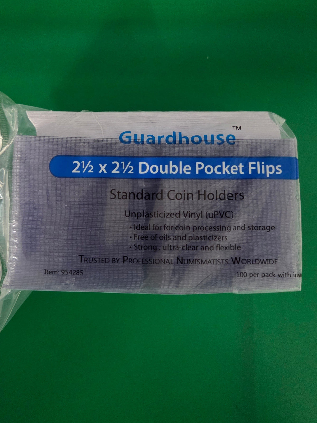 2 1/2 X 2 1/2  COIN FLIPS WITH INSERTS
