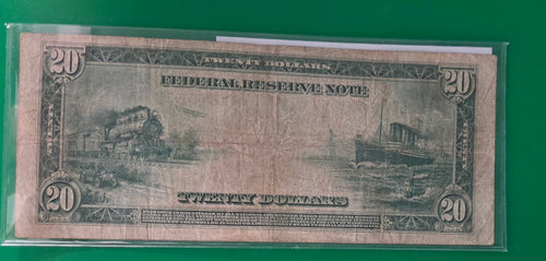 1914 FEDERAL RESERVE NOTE   FR 975