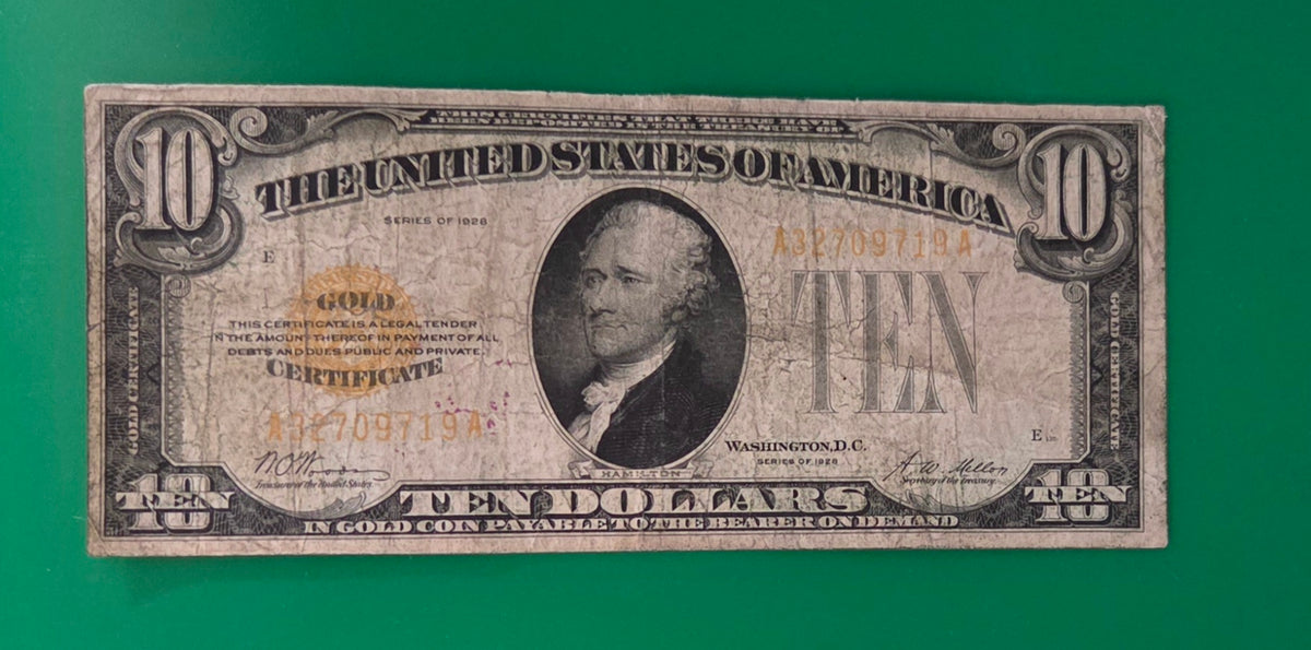 1928 GOLD CERTIFICATE F-2400   F-12