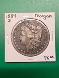 1884 S MORGAN DOLLAR