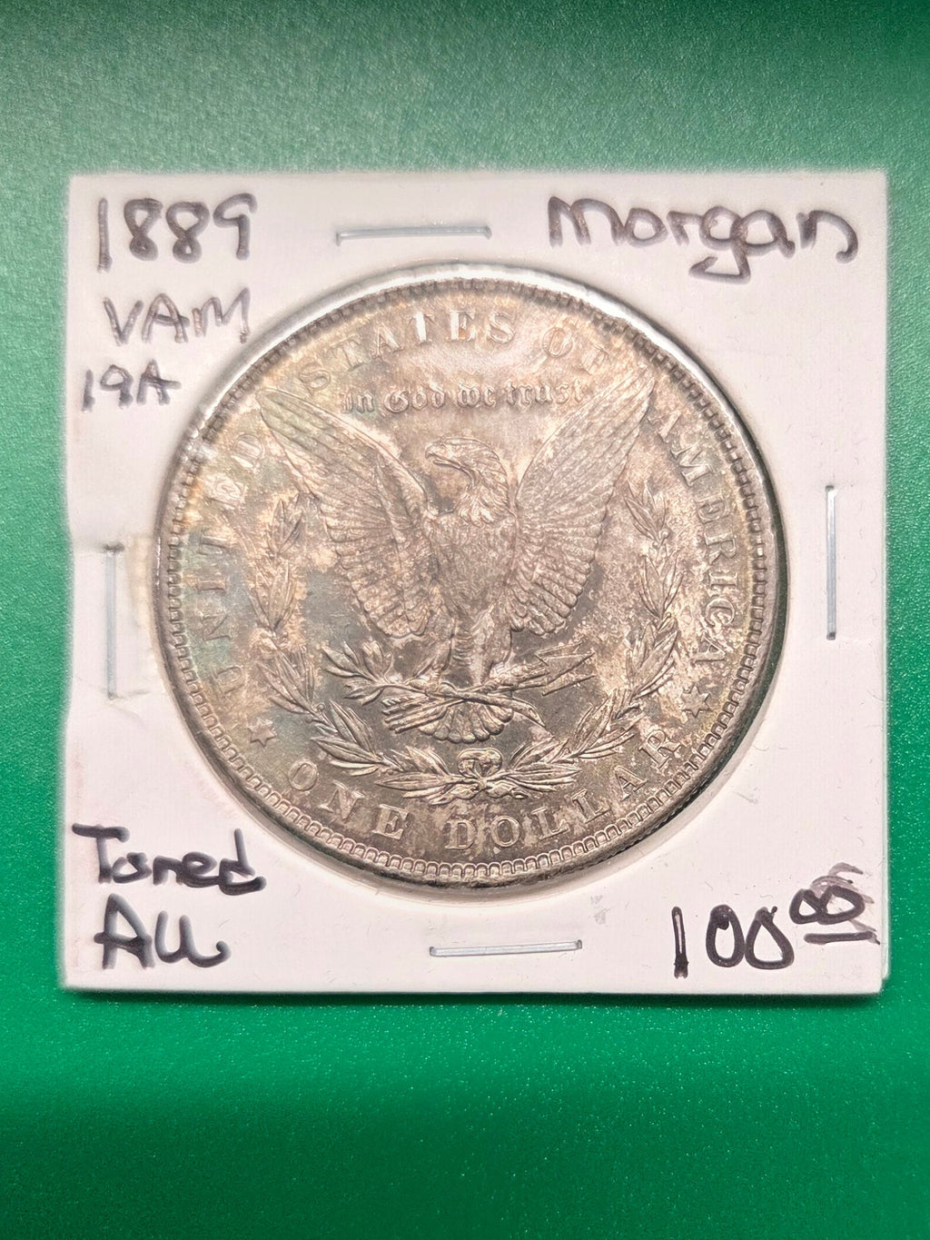 1889 MORGAN DOLLAR  VAM 1 19A