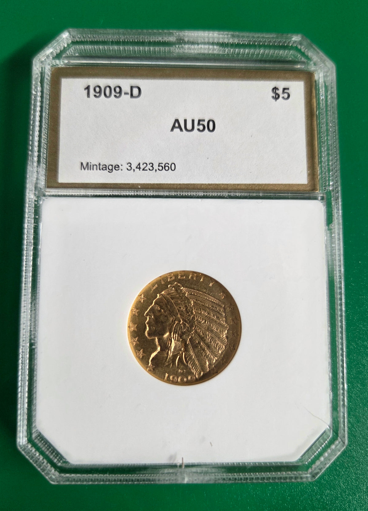 1909 D  PCI AU 50