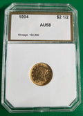 1904 2 1/2 LIBERTY GOLD PCI AU58
