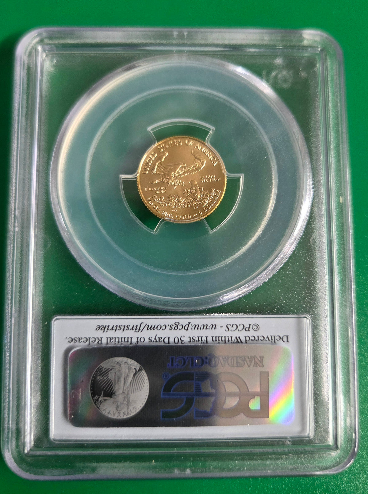2015 GOLD EAGLE 5 PCGS MS 70