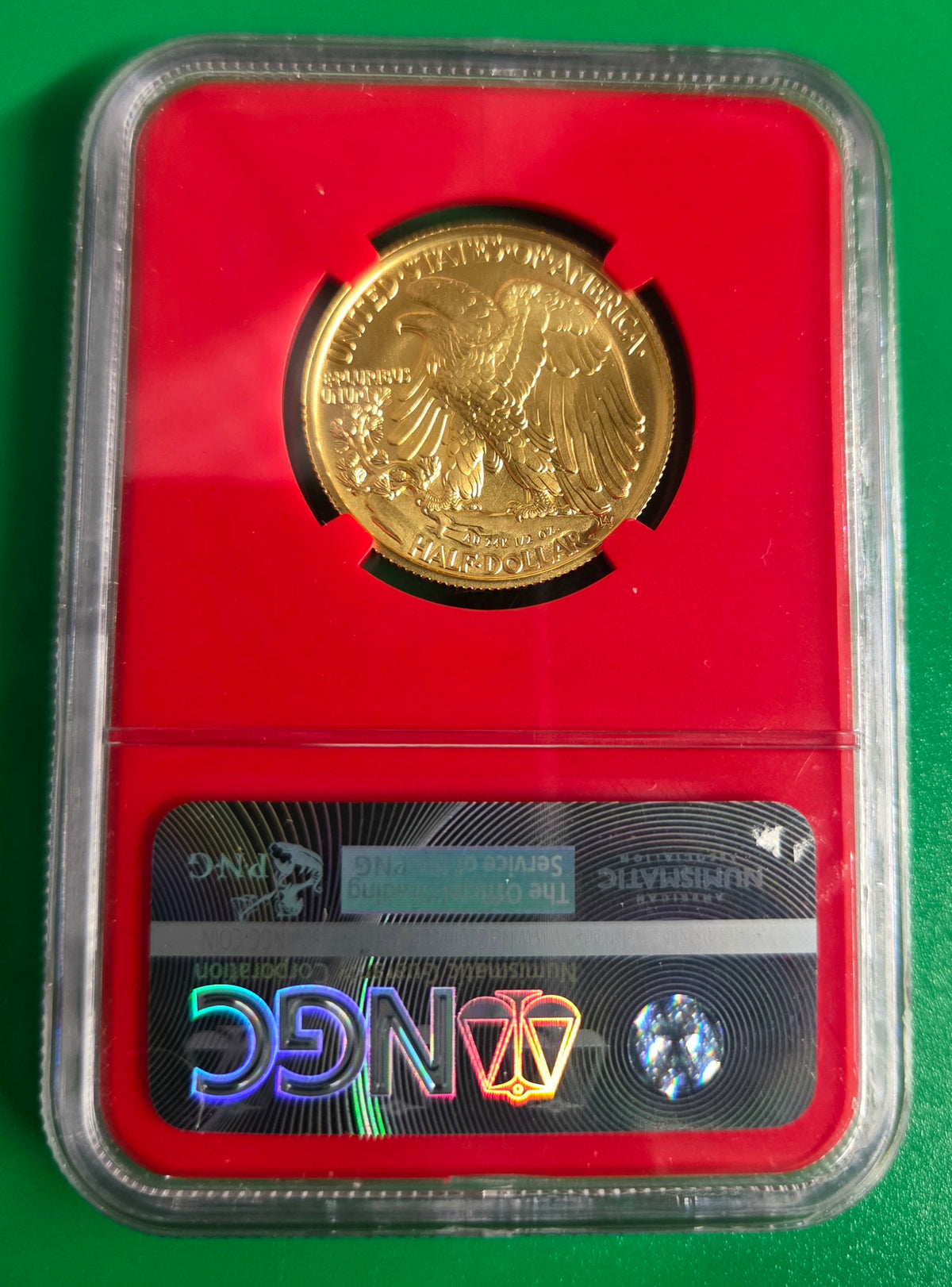 2016 W 1/2 OZ GOLD NGC SP70