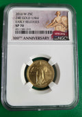 2016 W 1/4 OZ NGC SP70