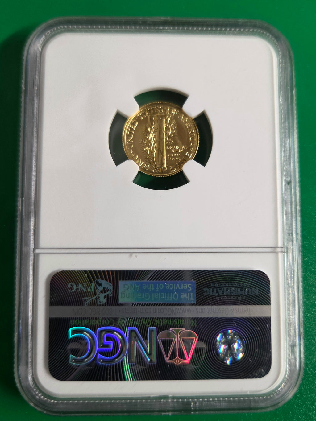 2016 W 1/10 GOLD NGC SP 70